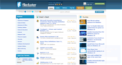 Desktop Screenshot of filecluster.com