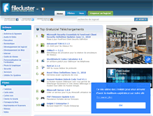 Tablet Screenshot of filecluster.fr