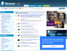 Tablet Screenshot of filecluster.es
